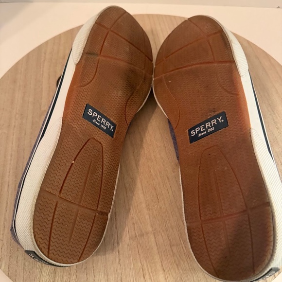 Sperry Top-Sider Men’s Bahama Chambray Boat Shoes Size 14M Blue Canvas - Picture 8 of 8